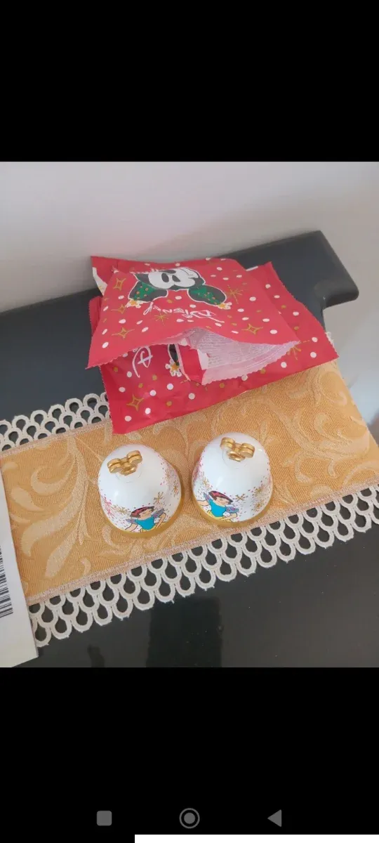 Campanelle Disney Bianche e Oro