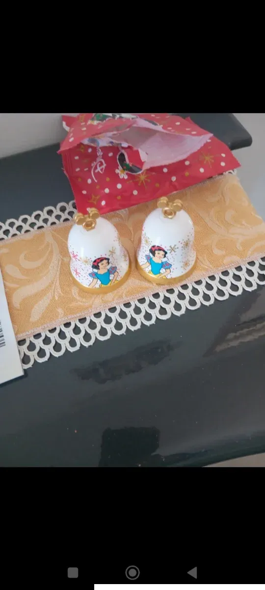 Campanelle Disney Bianche e Oro