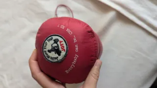 Chaqueta Jott plumas mujer roja Talla XS