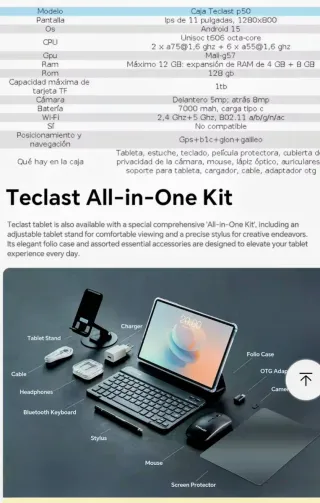 Teclast P50 Tablet