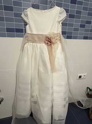 Vestido de Comunión con Cancán