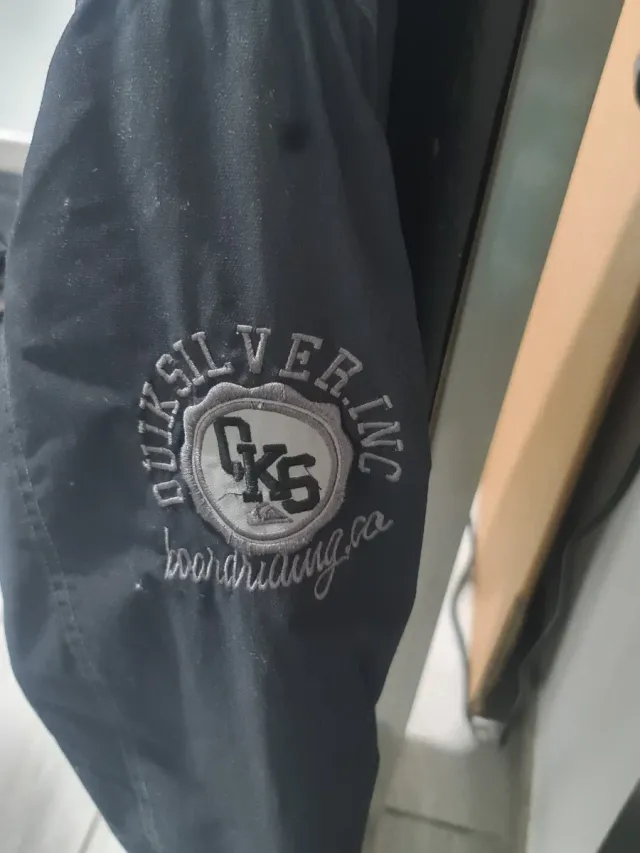 Abrigo Quiksilver Negro Multicolor Talla 34/36