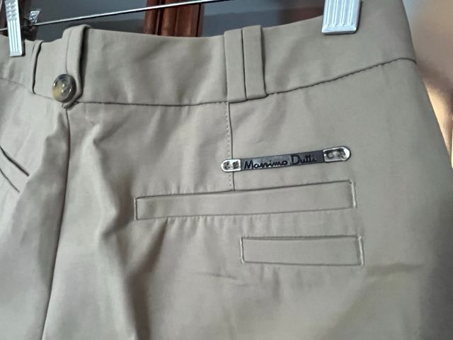 Pantalón Massimo Dutti beige