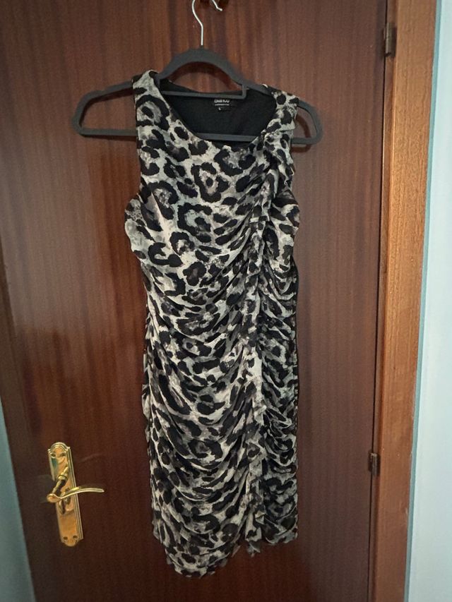 Vestido estampado leopardo