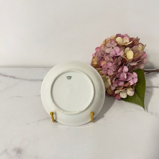 Tigela de porcelana Haviland Limoges floral