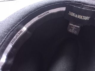 Sombrero Zadig & Voltaire Negro con Tachuelas