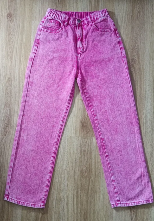 Lote 3 vaqueros niña talla 140/146