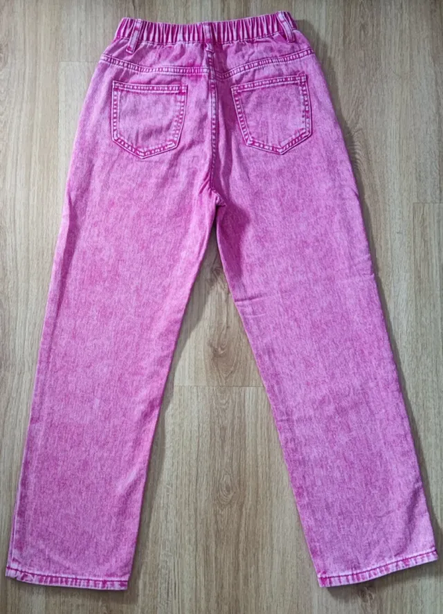 Lote 3 vaqueros niña talla 140/146