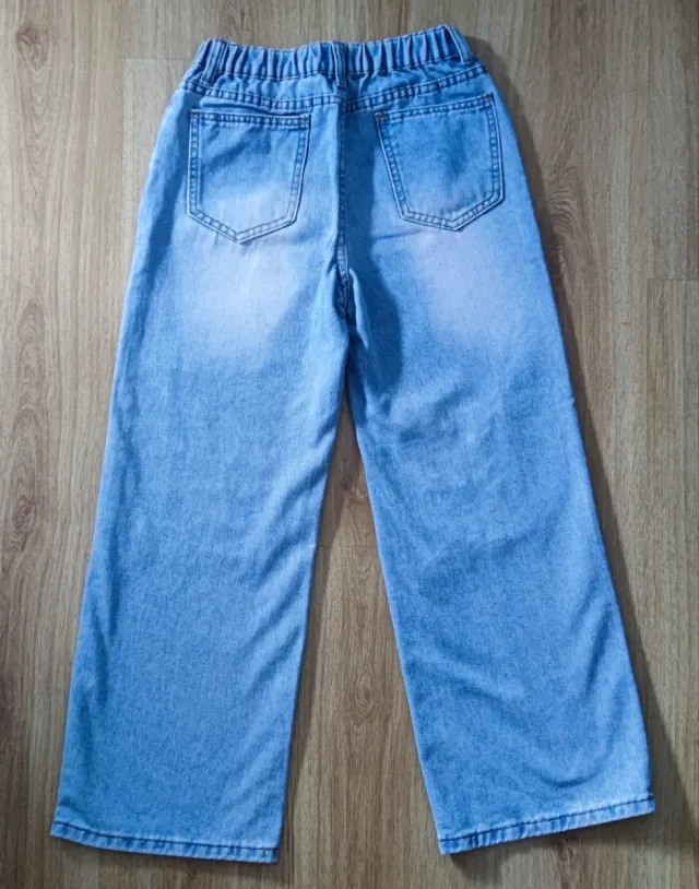 Lote 3 vaqueros niña talla 140/146