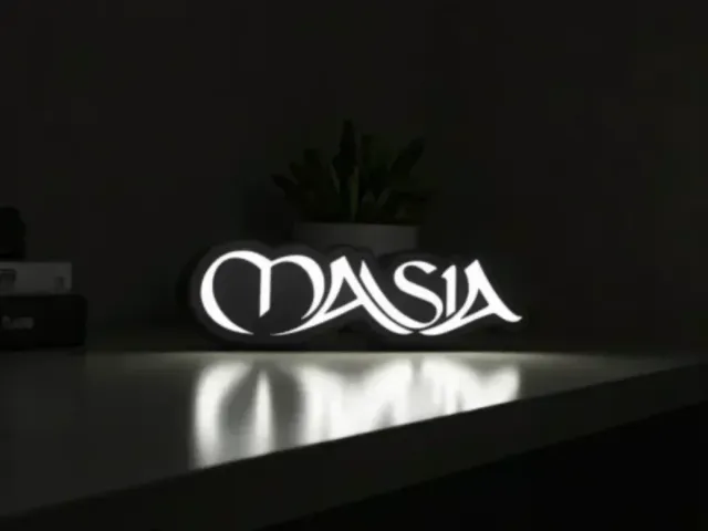 Lampara Masia LED 3D discoteca