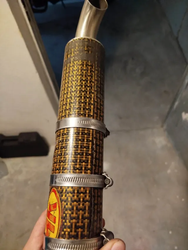 Silenciador escape moto/scooter