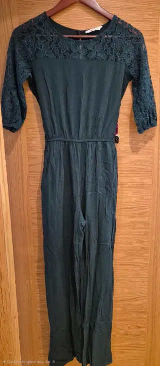 Mono verde H&M talla 14 años