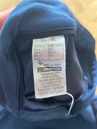 Polo hípica niña azul con bolsillo