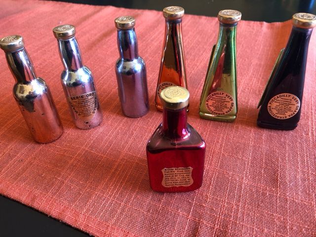 Lote 7 botellitas miniatura