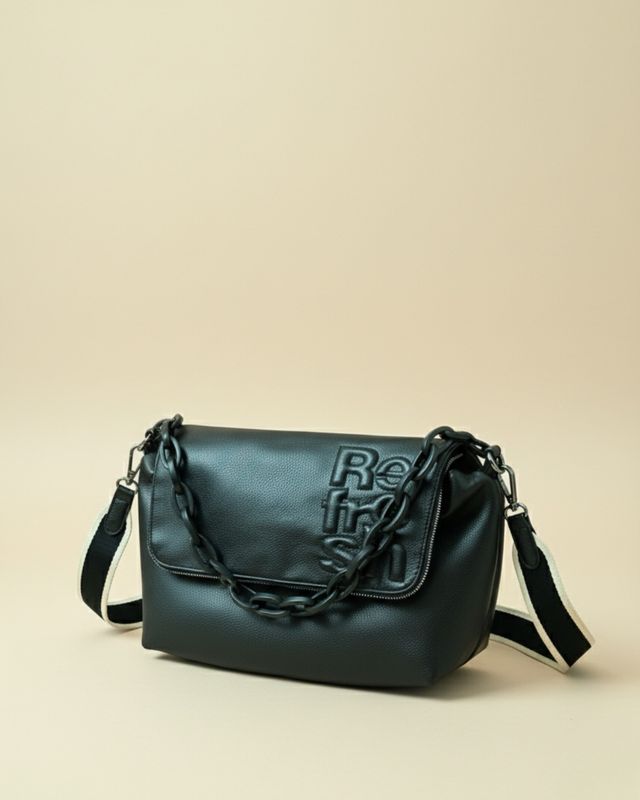 Bolso bandolera negro REFRESH