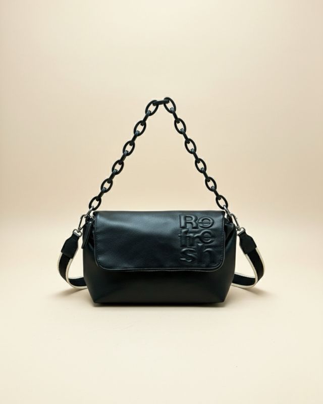 Bolso bandolera negro REFRESH