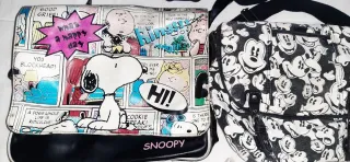 Bolsos bandolera Snoopy y Mickey Mouse