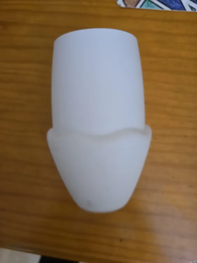 Tulipa de cristal blanca