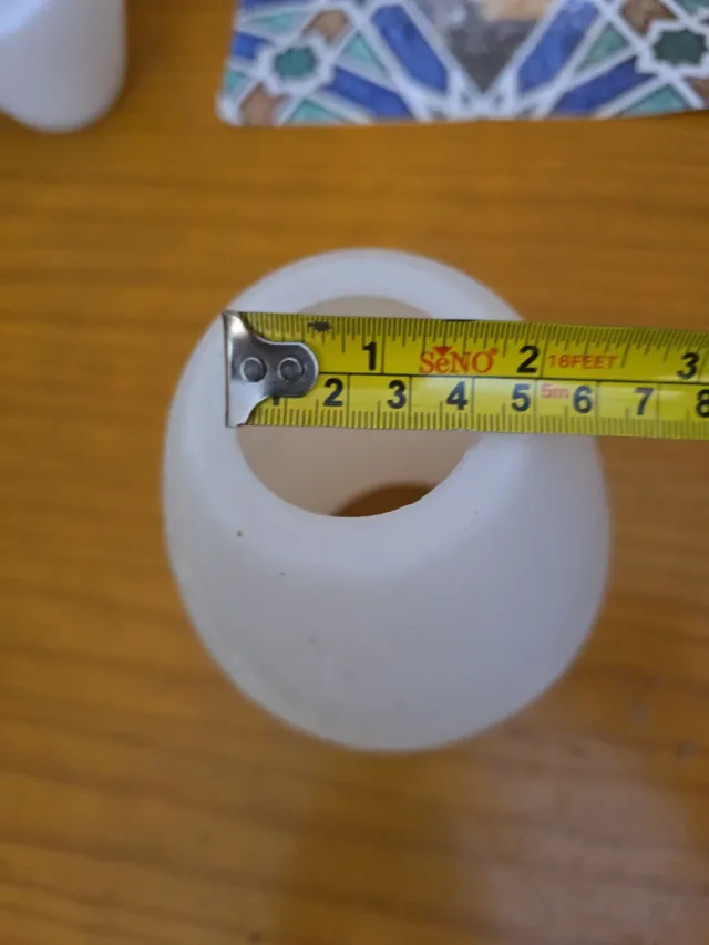 Tulipa de cristal blanca