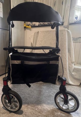 Andador con asiento y respaldo