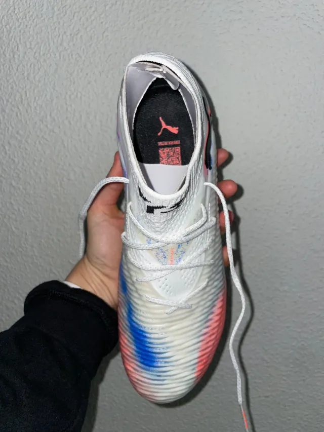 Botas de fútbol Puma blancas pie 39