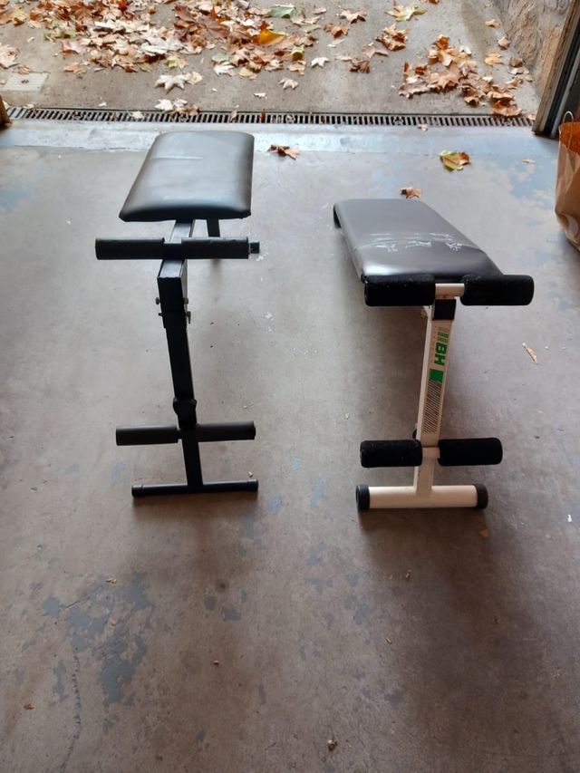 Banco de abdominales y press banca