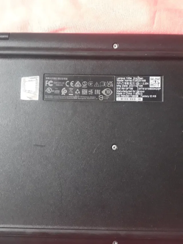 Ordenador Lenovo Negro/Gris