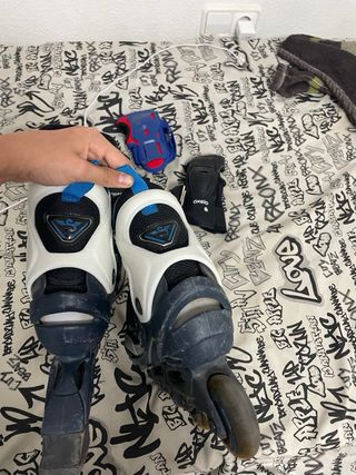 Patines en línea Oxelo con protecciones talla 36
