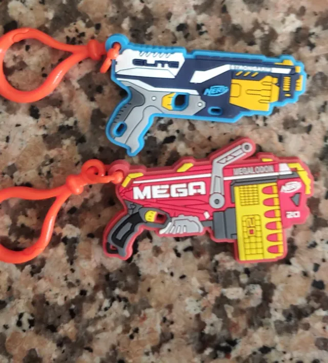 2 Llaveros Nerf Pistola