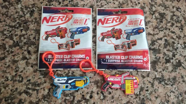 2 Llaveros Nerf Pistola