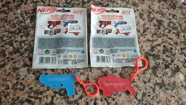 2 Llaveros Nerf Pistola