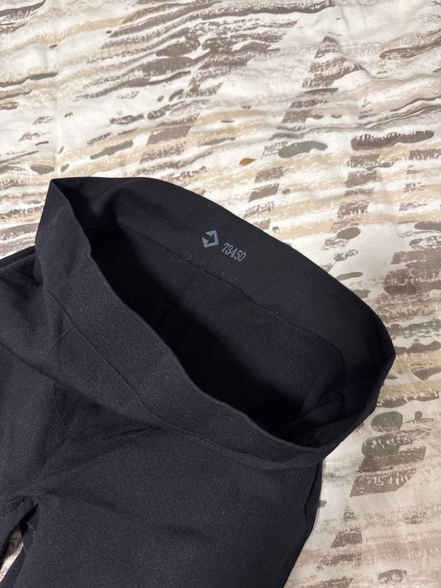 Leggings Decathlon Negro/Rojo Degradado