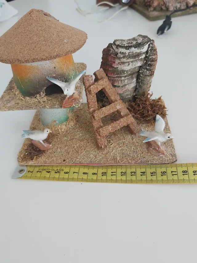 Figura Belén Corcho y Plástico