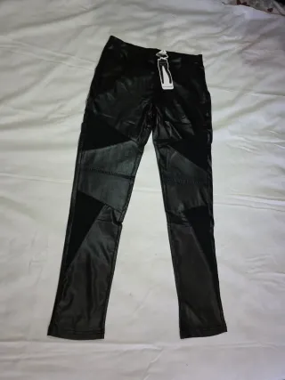 Pantalones efecto piel Maya