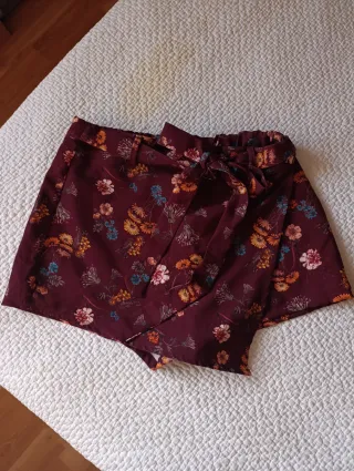 Falda pantalón floral
