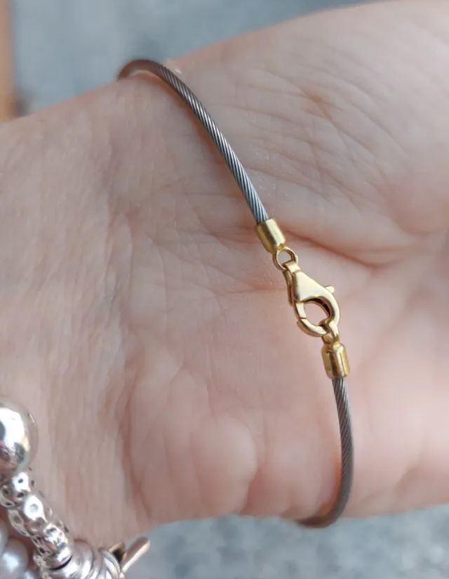 Bracciale Oro Giallo 750 con ciondolo