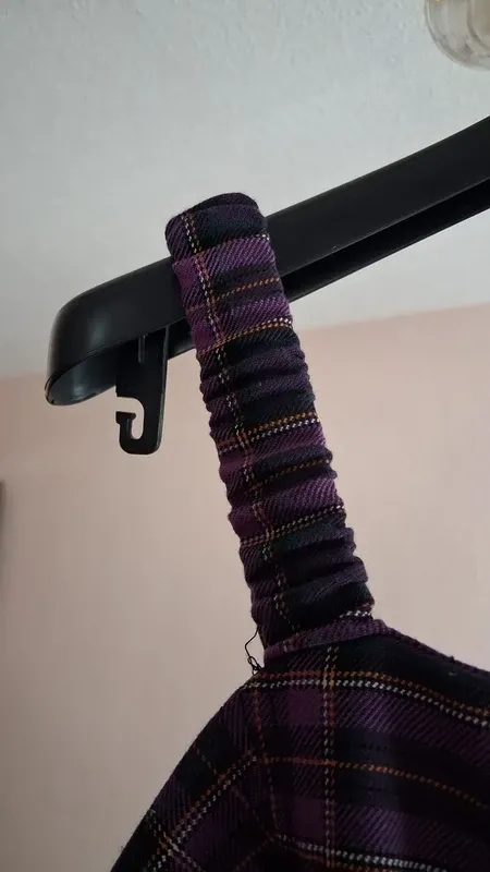 Vestido Pichi Cuadros Morado