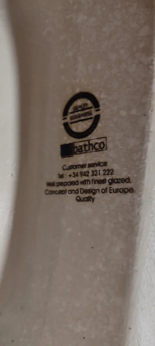 Lavamanos de porcelana blanco