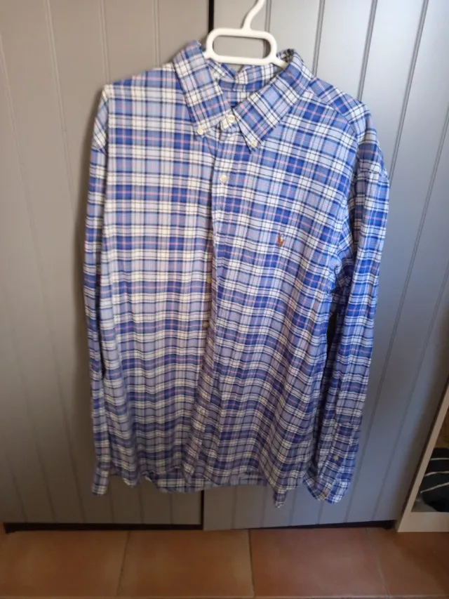 Camisa Ralph Lauren cuadros azul