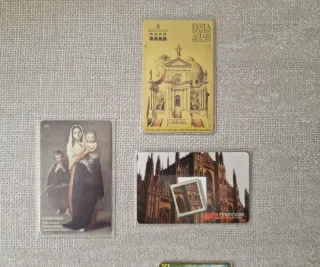 Set 5 schede telefoniche vintage