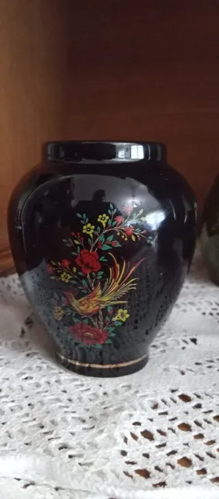 2 Jarrones de cerámica de lujo japonesas 