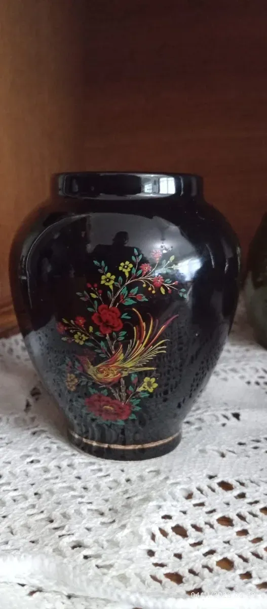 2 Jarrones de cerámica de lujo japonesas 