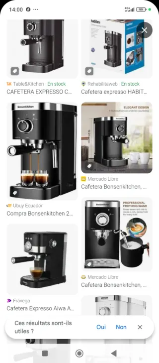 Cafetera Habitex Negra