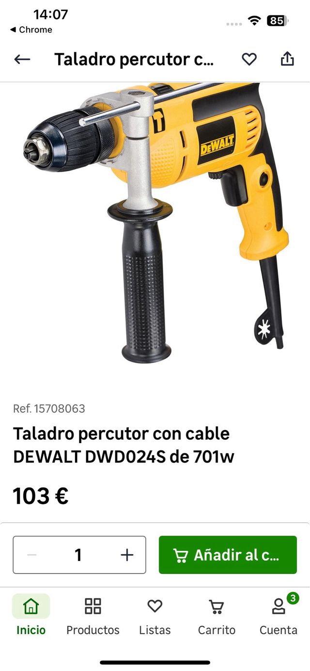 Taladro Desalador DeWalt