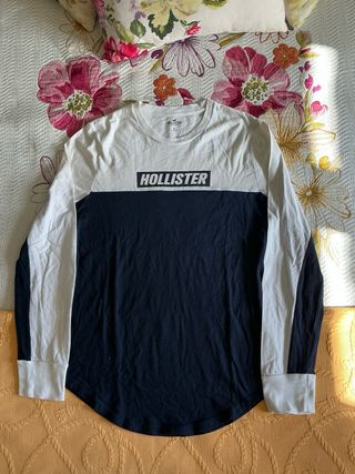 Camiseta Hollister Manga Larga Talla M nueva