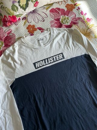 Camiseta Hollister Manga Larga Talla M nueva