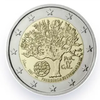 MONETA COMMEMORATIVI PORTOGHESE DA 2€ 2007 S/C
