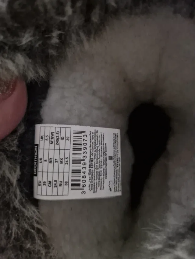 Botas de nieve Quechua grises