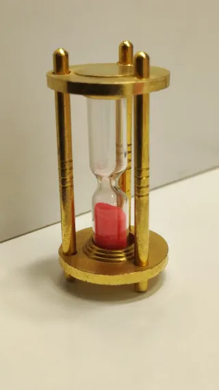 Clessidra ottone mignon vintage