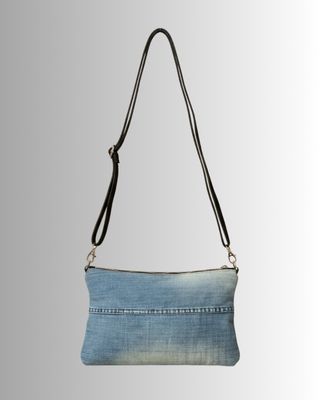 Bolso de hombro DENIM con asas negras